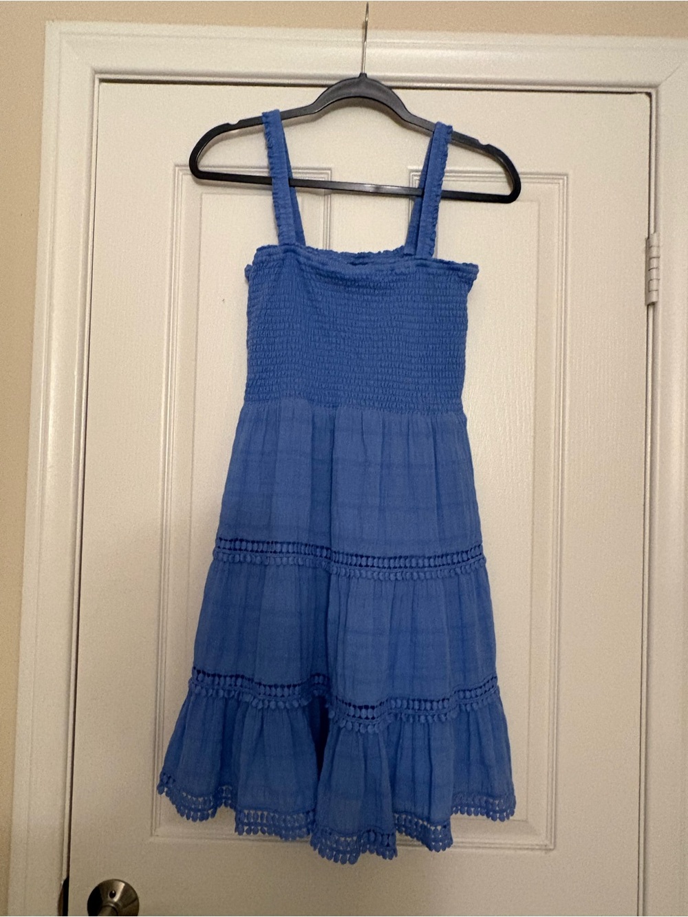 Blue Tiered Sundress